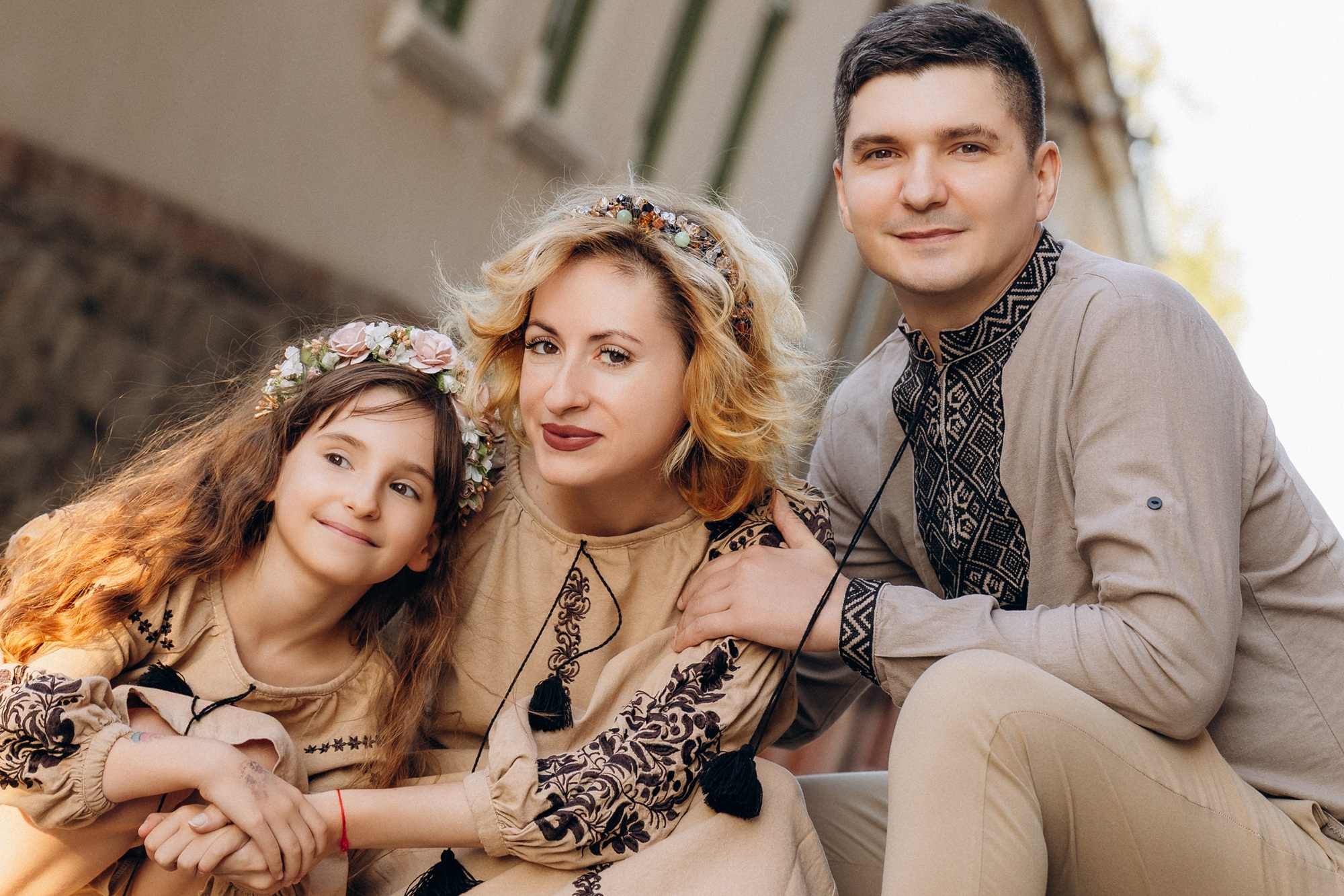 Амелія Малахова з мамою Єлізаветою і татом Кирилом