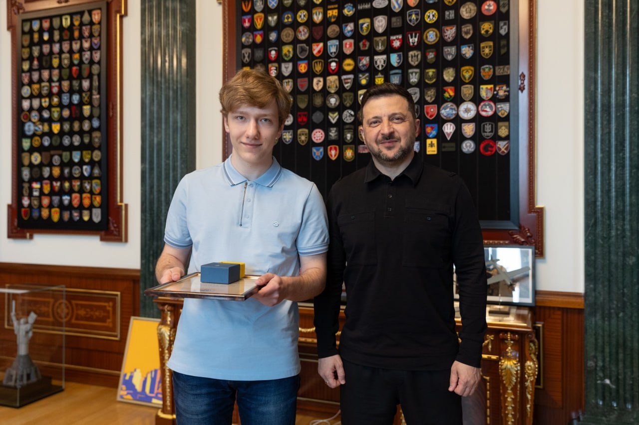 Роман Дегтярьов та Володимир Зеленський