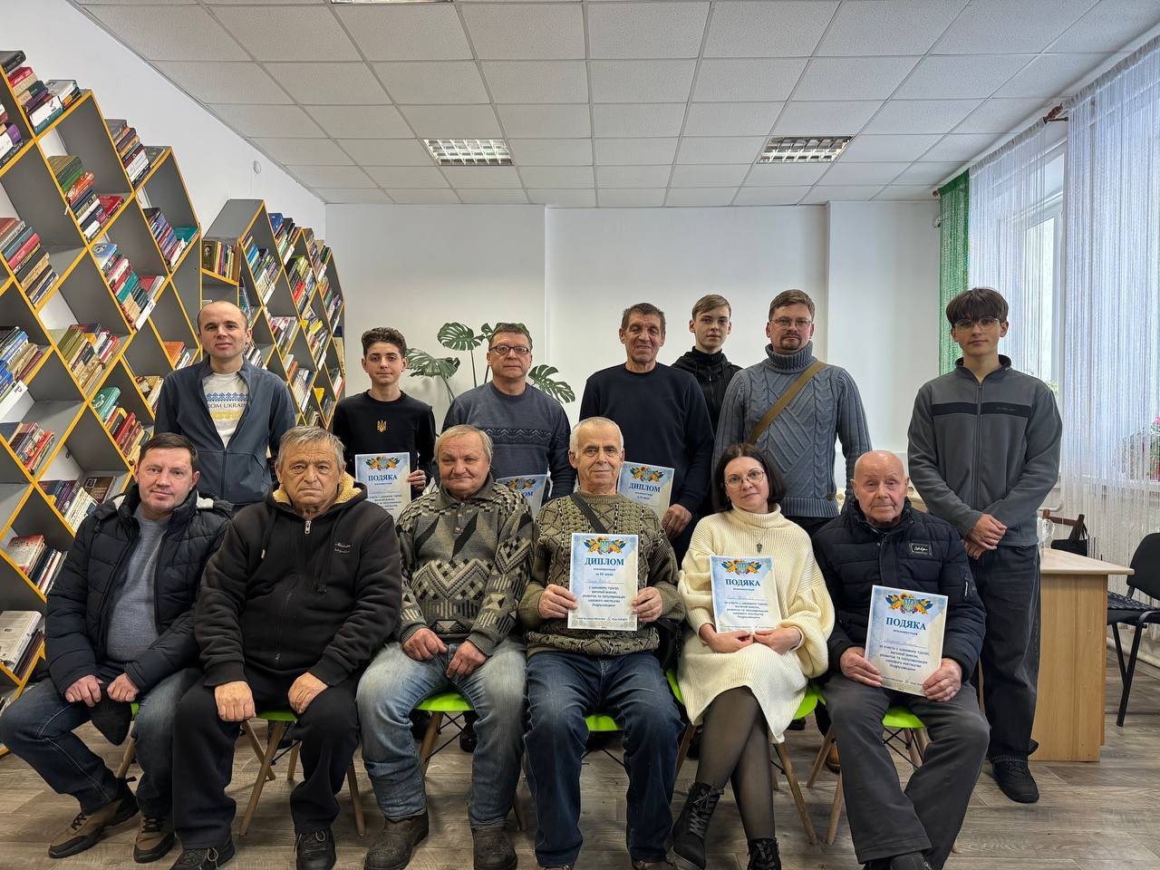 У міській бібліотеці Андрушівки відбувся шаховий турнір